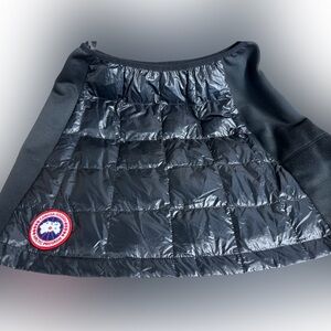 Canada Goose Shiny Black Mini Skirt